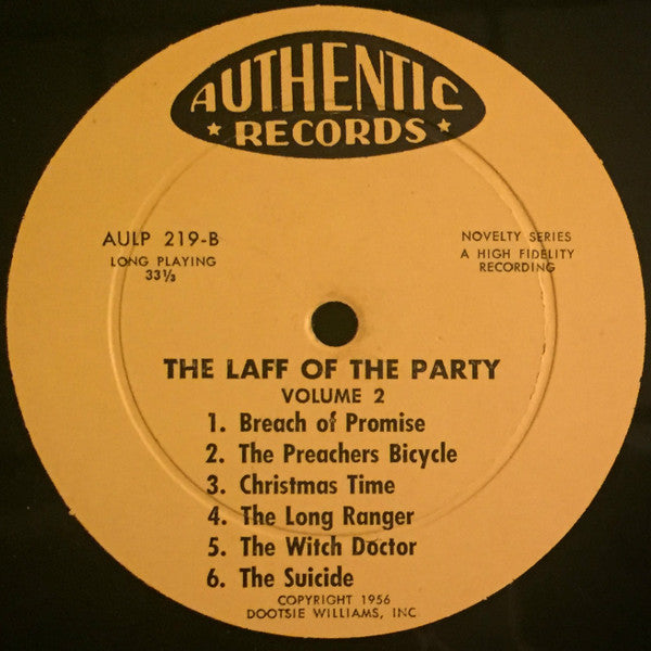 Redd Foxx : Laff Of The Party - Volume 2 (LP, Album, Mono)
