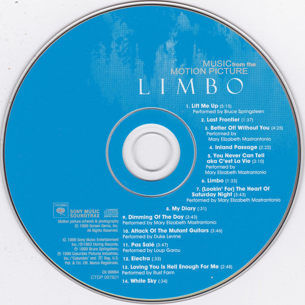 Mason Daring : Limbo (Music From The Motion Picture) (CD, Album)