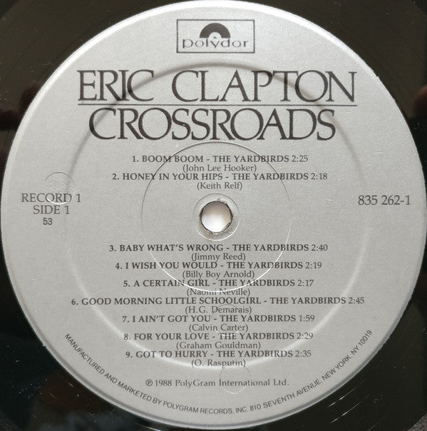 Eric Clapton : Crossroads (6xLP, Comp, 53  + Box)