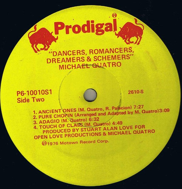 Michael Quatro : Dancers, Romancers, Dreamers & Schemers (LP, Album)