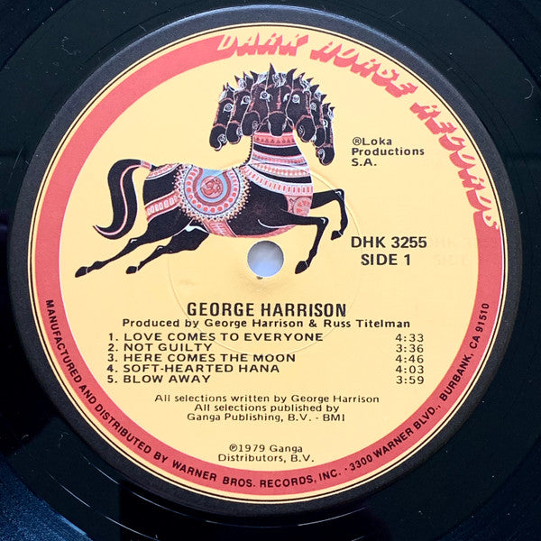 George Harrison : George Harrison (LP, Album, Jac)