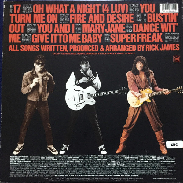 Rick James : Reflections (LP, Comp, Col)