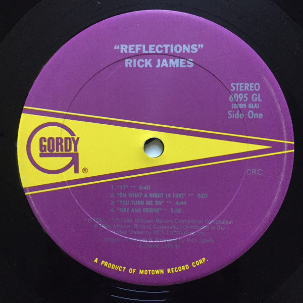 Rick James : Reflections (LP, Comp, Col)