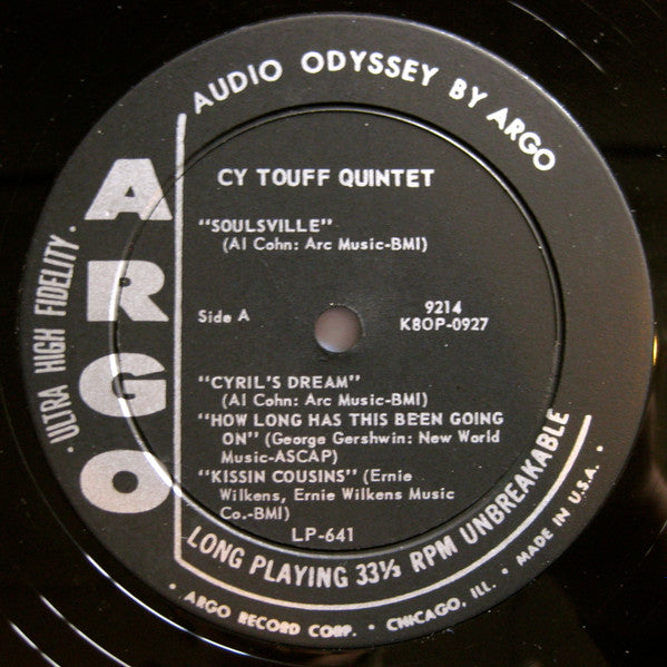 Cy Touff Quintet : Touff Assignment (LP, Album, Mono)