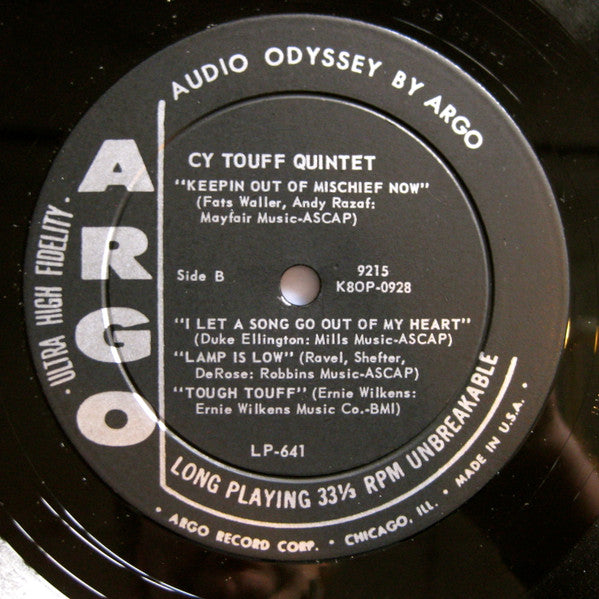 Cy Touff Quintet : Touff Assignment (LP, Album, Mono)