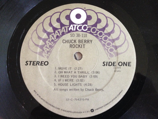 Chuck Berry : Rockit (LP, Album, PR )