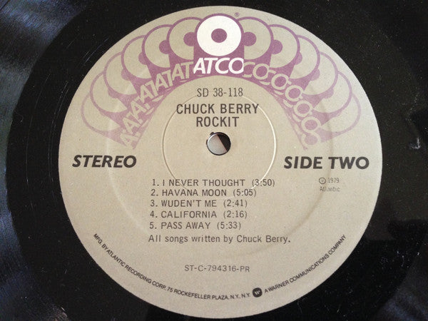 Chuck Berry : Rockit (LP, Album, PR )