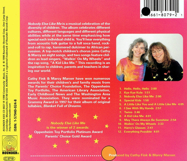 Cathy Fink & Marcy Marxer : Nobody Else Like Me (CD, Album)