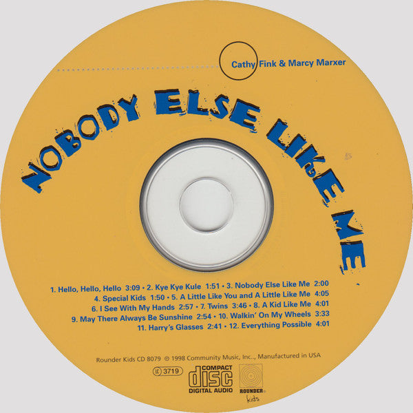 Cathy Fink & Marcy Marxer : Nobody Else Like Me (CD, Album)