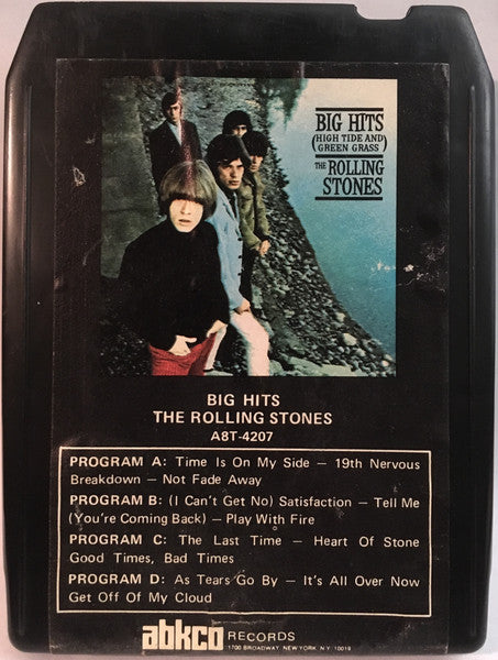 The Rolling Stones : Big Hits (High Tide And Green Grass) (8-Trk, Comp, RE, Bla)