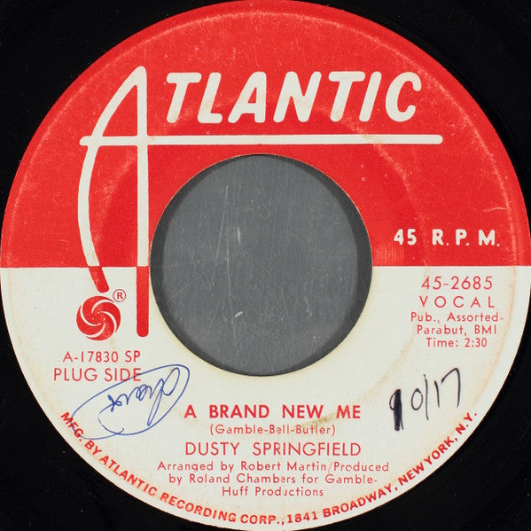 Dusty Springfield : A Brand New Me (7", Single, Promo, SP-)