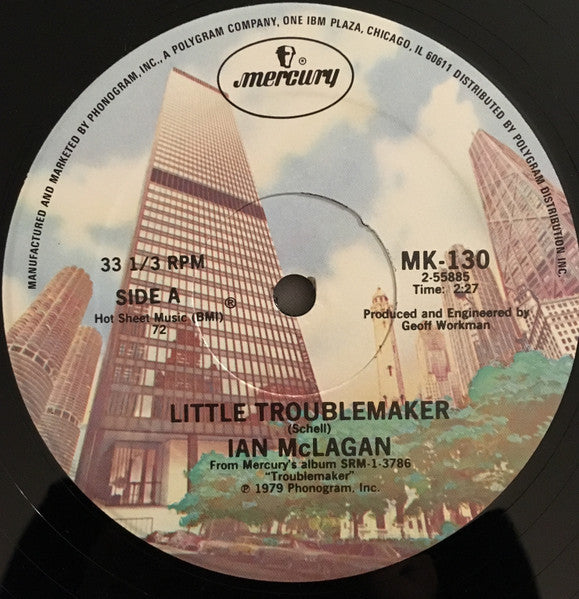 Ian McLagan : Little Troublemaker (12", Single, Promo)