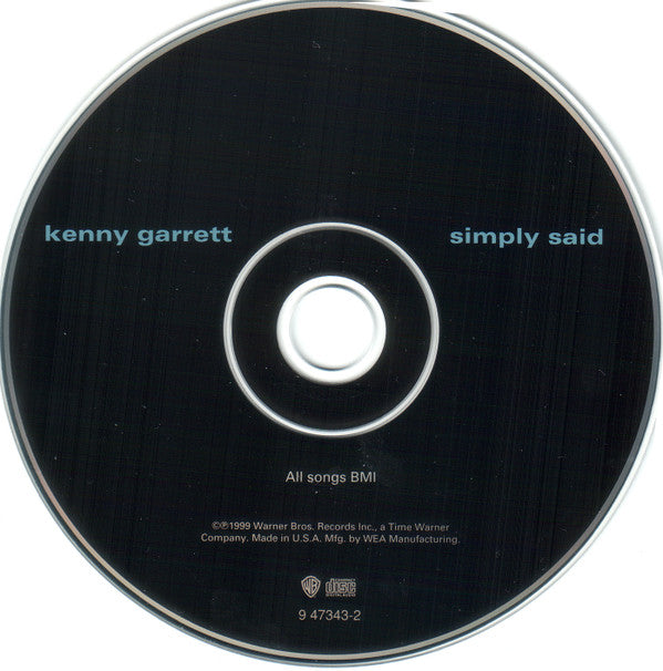 Kenny Garrett : Simply Said (CD, Album)