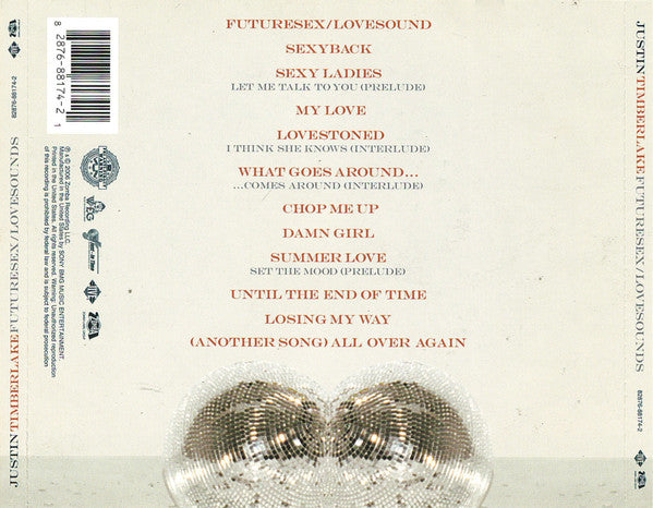 Justin Timberlake : FutureSex / LoveSounds (CD, Album, Edi)
