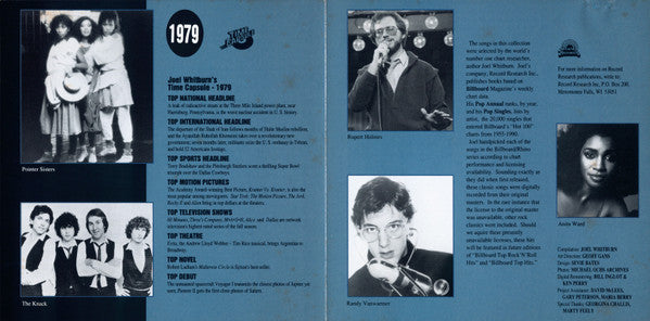Various : Billboard Top Hits - 1979 (CD, Comp, RE, RM)