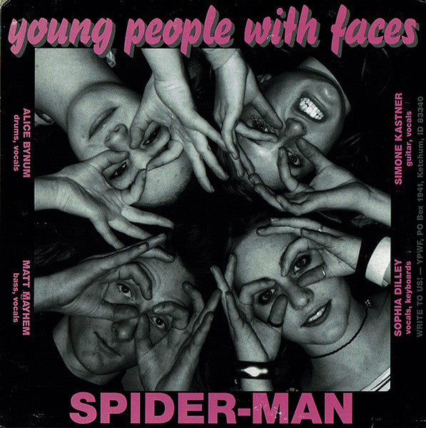 Young People With Faces : I Hate You (7", EP, Single, Blu)