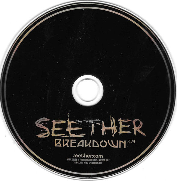 Seether : Breakdown (CD, Single, Promo)