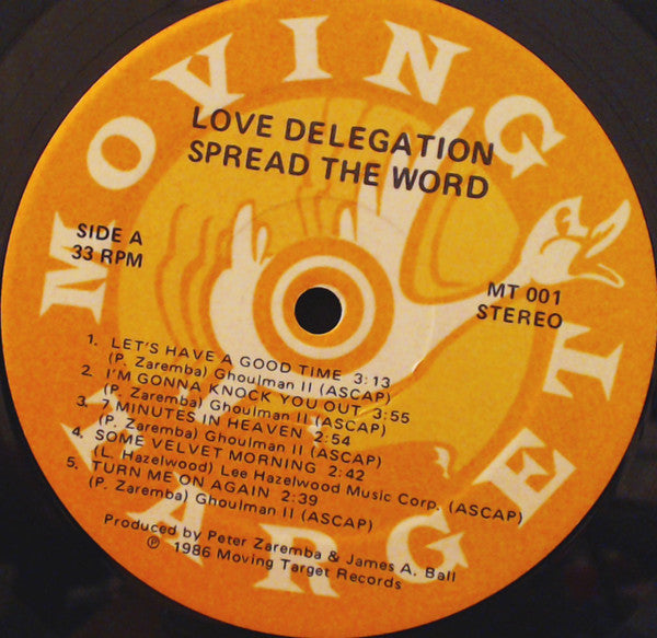 Peter Zaremba's Love Delegation : Spread The Word (LP, Album)