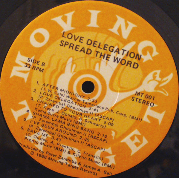 Peter Zaremba's Love Delegation : Spread The Word (LP, Album)