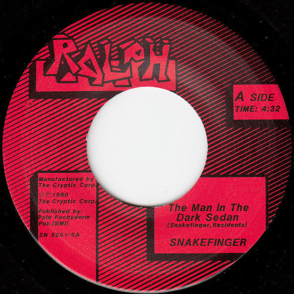 Snakefinger : The Man In The Dark Sedan (7", Single)