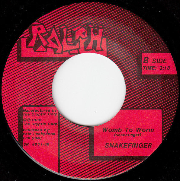 Snakefinger : The Man In The Dark Sedan (7", Single)