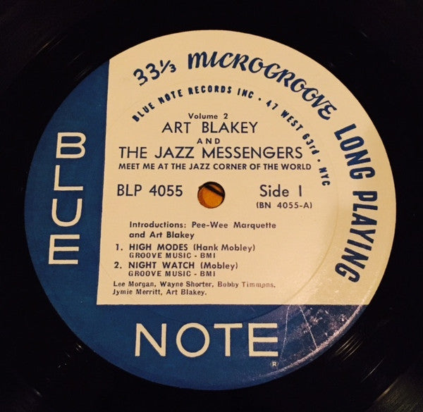 Art Blakey & The Jazz Messengers : Meet You At The Jazz Corner Of The World (Volume 2) (LP, Album, Mono, RP)