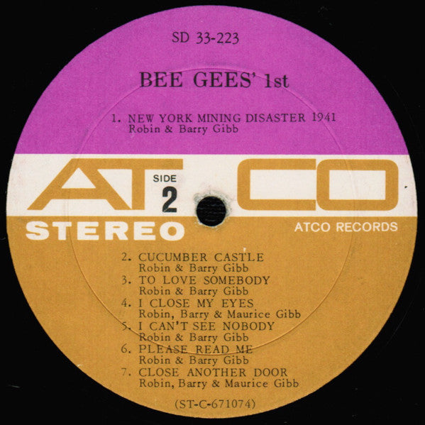 Bee Gees : Bee Gees' 1st (LP, Album, Pit)
