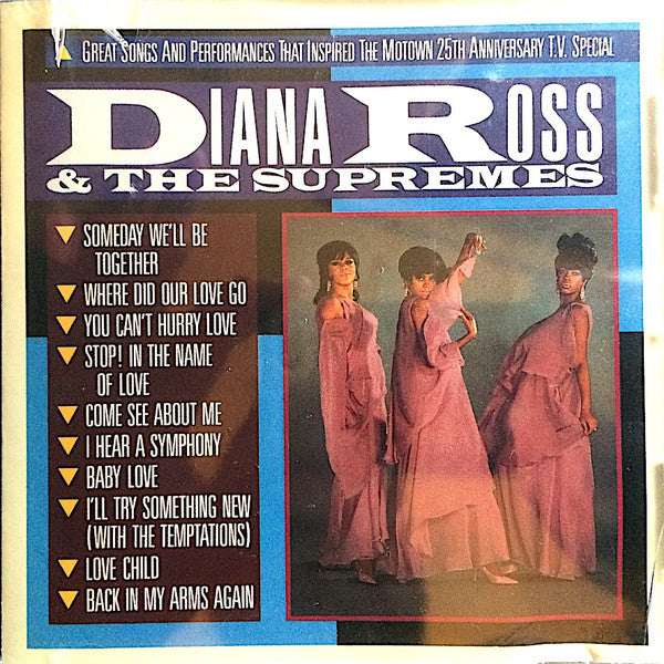 The Supremes : Great Songs And Performances That Inspired The Motown 25th Anniversary T.V. Special (CD, Comp, RE)