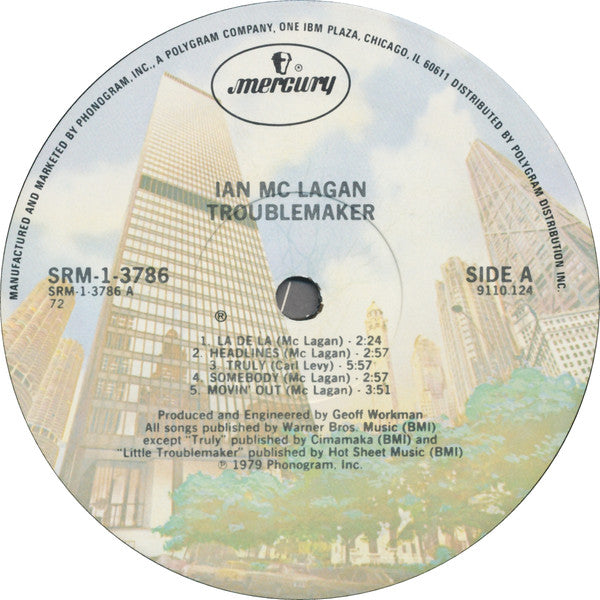 Ian McLagan : Troublemaker (LP, Album, 72 )