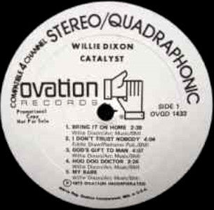 Willie Dixon : Catalyst (LP, Quad, Promo)