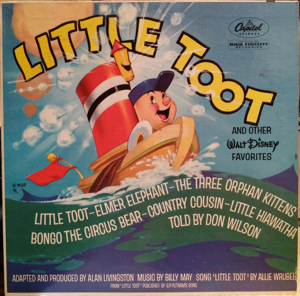 Don Wilson (4), Billy May : Little Toot and Other Walt Disney Favorites (LP)