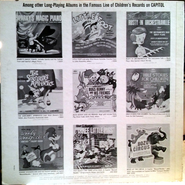 Don Wilson (4), Billy May : Little Toot and Other Walt Disney Favorites (LP)