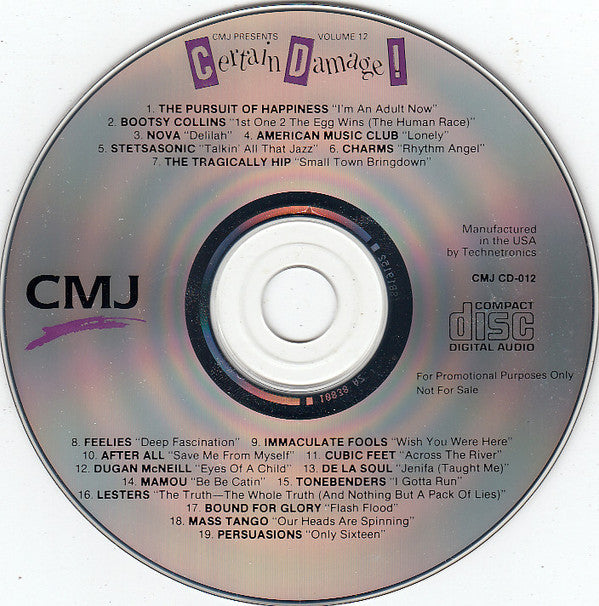 Various : CMJ Presents Certain Damage! - Volume 12 (CD, Comp, Promo)