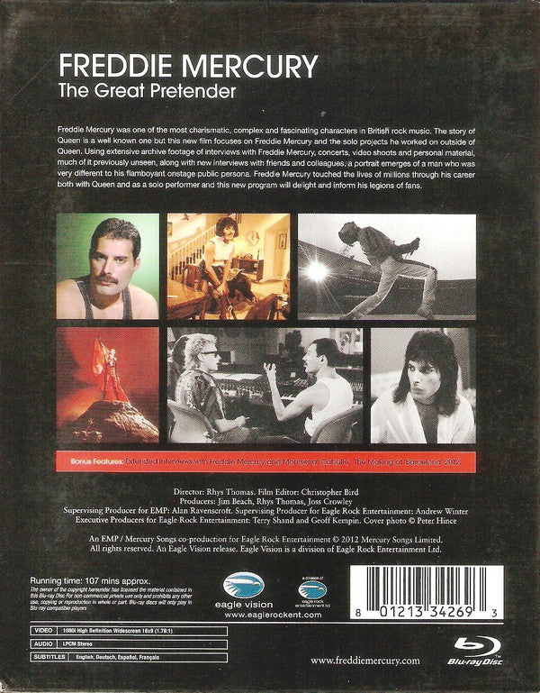 Freddie Mercury : The Great Pretender (Blu-ray)