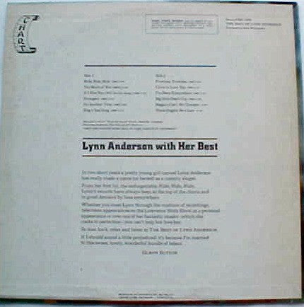 Lynn Anderson : The Best Of (LP, Comp, RE)