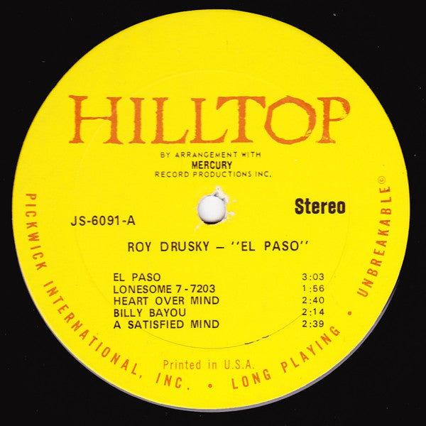 Roy Drusky : El Paso (LP, Album)