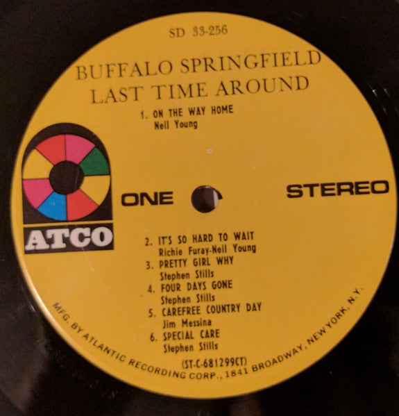 Buffalo Springfield : Last Time Around (LP, Album, RP, Ter)