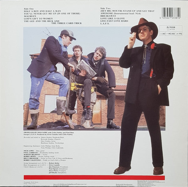 Nick Lowe And His Cowboy Outfit : Nick Lowe And His Cowboy Outfit (LP, Album)