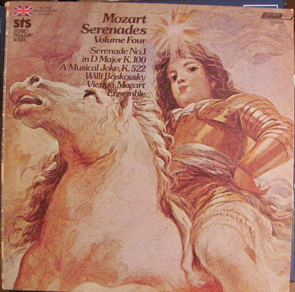 Wolfgang Amadeus Mozart, Willi Boskovsky, Wiener Mozart Ensemble : Serenades Volume Four (LP, RE)
