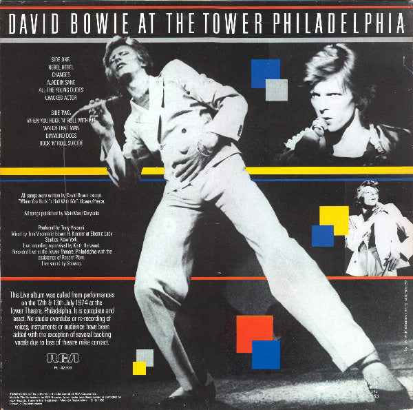 David Bowie : David Bowie At The Tower Philadelphia (LP, Album, RE)