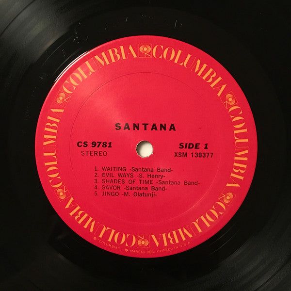Santana : Santana (LP, Album, RP)