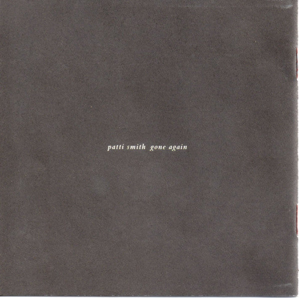 Patti Smith : Gone Again (CD, Album)