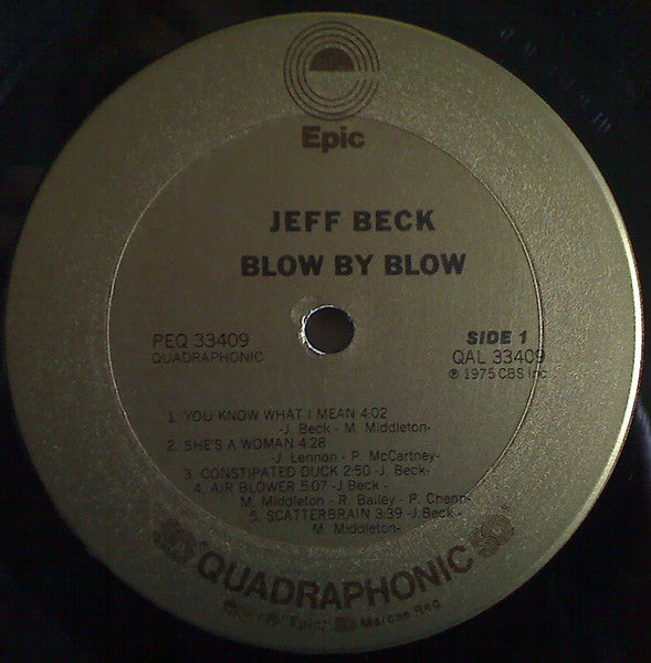 Jeff Beck : Blow By Blow (LP, Album, Quad, Ter)