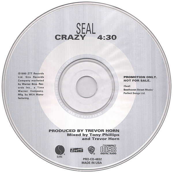Seal : Crazy (CD, Single, Promo)