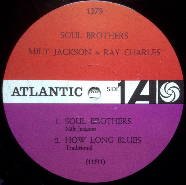 Milt Jackson & Ray Charles : Soul Brothers (LP, Mono, RP)