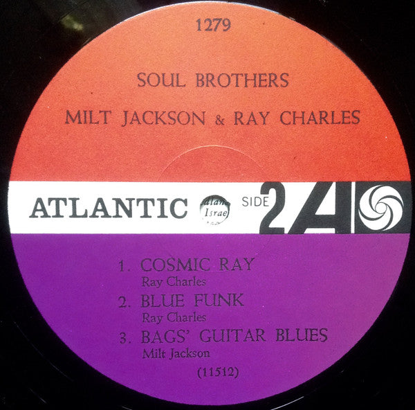 Milt Jackson & Ray Charles : Soul Brothers (LP, Mono, RP)