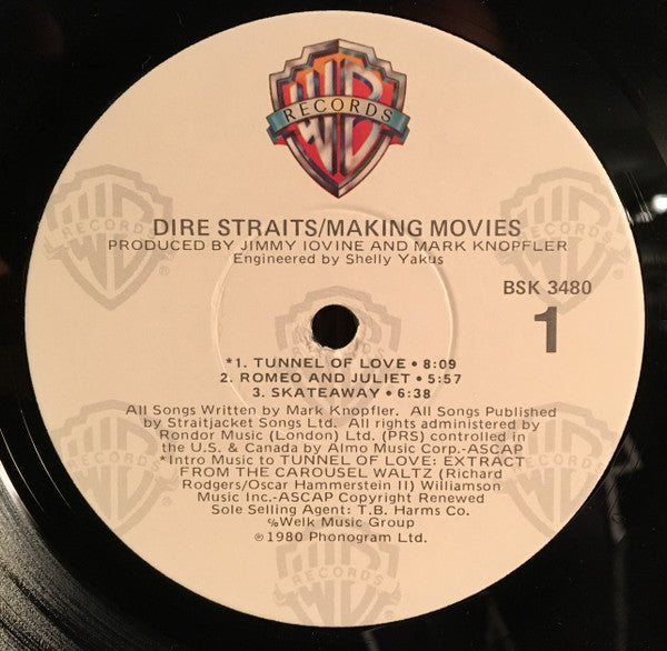 Dire Straits : Making Movies (LP, Album, RE, RP, Jac)