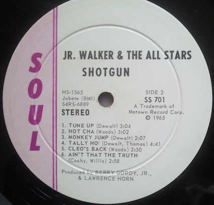 Junior Walker & The All Stars : Shotgun (LP, Album)