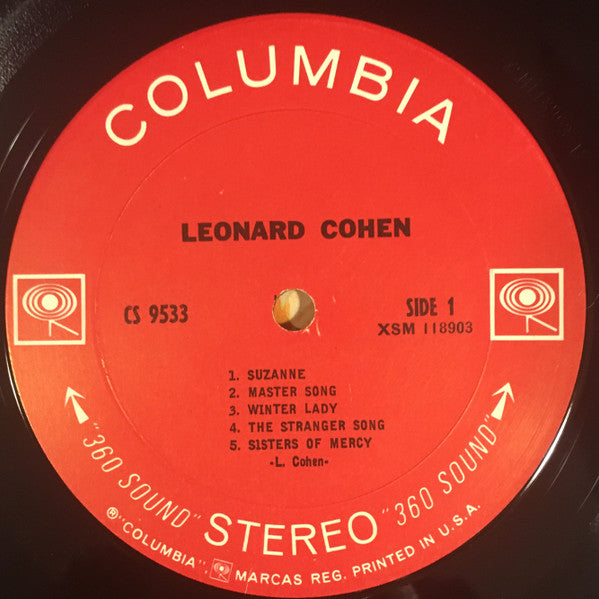 Leonard Cohen : Songs Of Leonard Cohen (LP, Album, Ter)