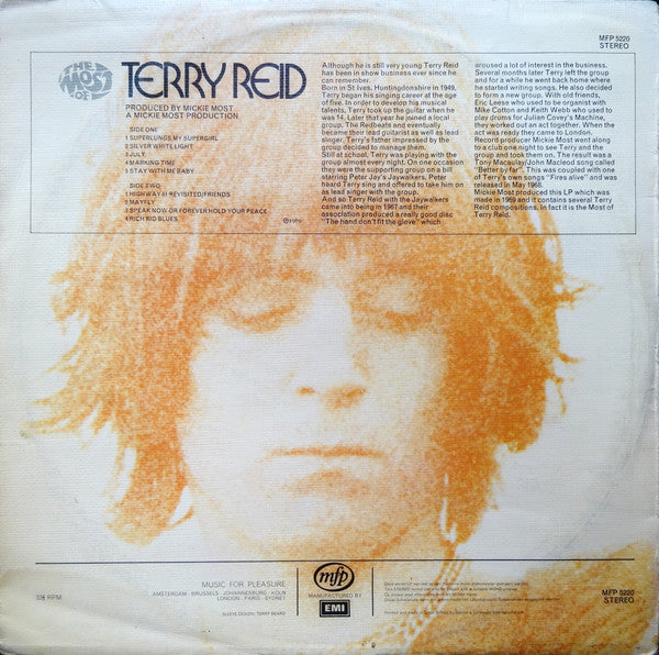 Terry Reid : The Most Of Terry Reid (LP, Album, RE)